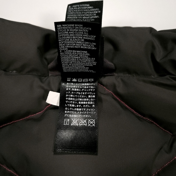 The North Face Girls Aconcagua Down Jacket Size Medium (10/12) Fusion Pink GUC! - Picture 10 of 12